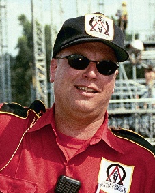 Frank Keller wearing an A&O Mounted Patrol cap and uniform shirt