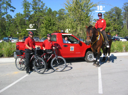 A&O mounted Troopers demonstrate the visibility advantage of mounted security officers